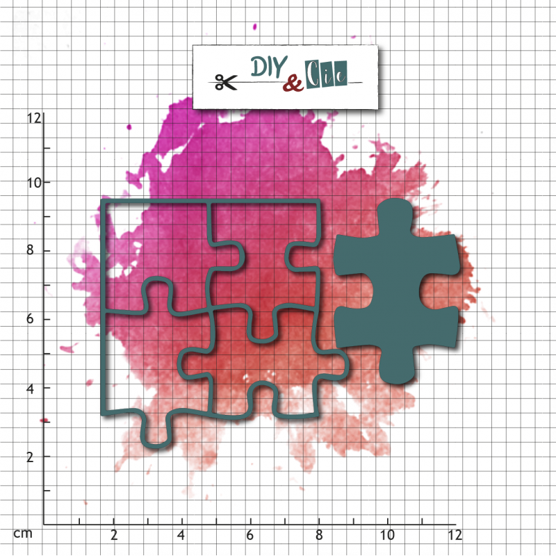 Set de dies : Puzzle - DIY and Cie 