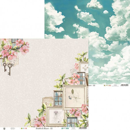 Paper Breathe and Bloom 02, 12x12' - P13 Paper Breathe and Bloom 02, 12x12' - P13