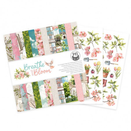 Paper pad Breathe and Bloom, 12x12' - P13 Paper pad Breathe and Bloom, 12x12' - P13