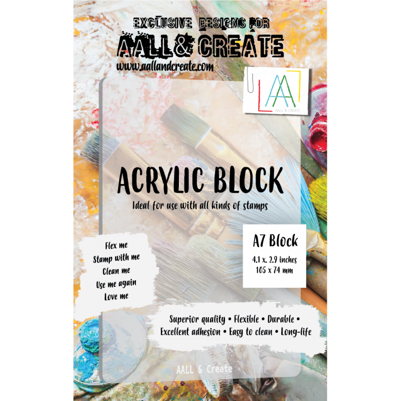 AALL and Create A7 Acrylic Block