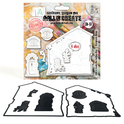 DI-097 - Die-Cutting Die Set - Storybook House - AALL and Create 