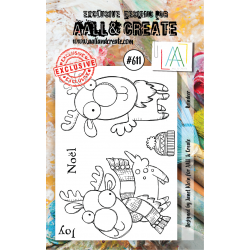 AALL and Create Stamp Set -611 - Reindeer 