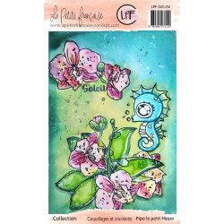 Tampon clear : Collection Coquillages et crustacés - Pipo le petit Hippo- La Petite Francaise 