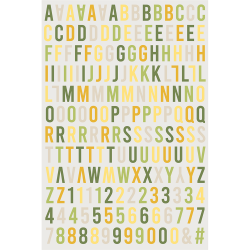 Alphabet relief Citronnade - HA PI Little Fox 