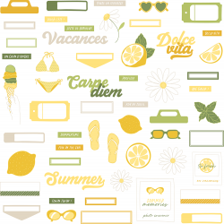 Die-cuts Citronnade - HA PI Little Fox 