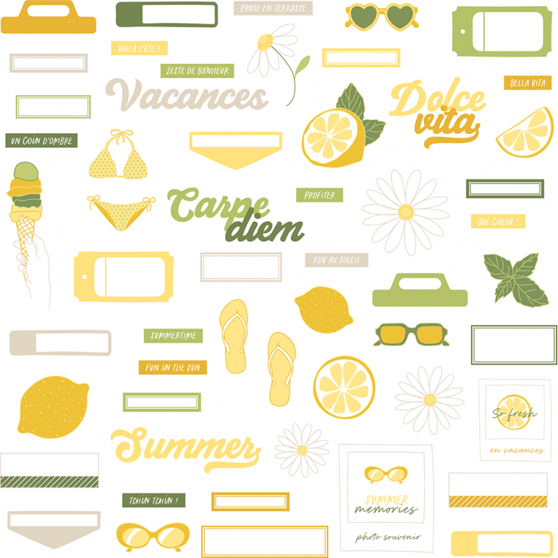 Die-cuts Citronnade - HA PI Little Fox 