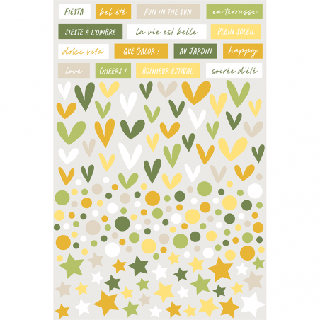 Stickers relief Citronnade - HA PI Little Fox Stickers relief Citronnade - HA PI Little Fox