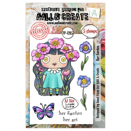 Tampon Clear - 1285 - Her Garden - AALL and Create 