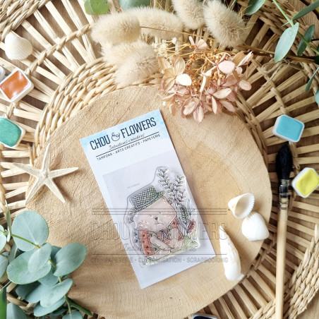 Tampon CLEAR A8 DOUDOU PROVENCE SUD102 - Chou and flowers Tampon CLEAR A8 DOUDOU PROVENCE SUD102 - Chou and flowers