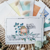 Tampon CLEAR A8 DOUDOU PROVENCE SUD102 - Chou and flowers 