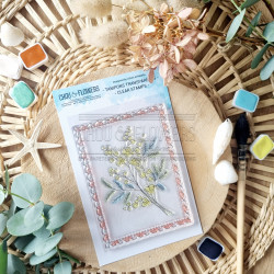 Tampon CLEAR A7 MIMOSA SUD105 - Chou and flowers 