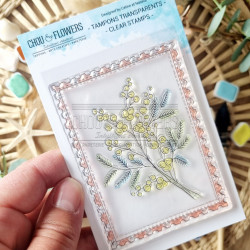 Tampon CLEAR A7 MIMOSA SUD105 - Chou and flowers 