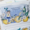 Tampon CLEAR A7 FLEUR DE CITRONNIER SUD107 - Chou and flowers 