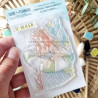 Tampon CLEAR A7 FILLE AU SOLEIL SUD108 - Chou and flowers 