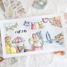 Tampon CLEAR A7 FILLE AU SOLEIL SUD108 - Chou and flowers 