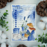 Tampon CLEAR A7 BLEU COMME SUD109 - Chou and flowers 