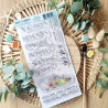 Tampon CLEAR DL LES MOTS C'EST L'ETE SUD115 - Chou and flowers 