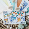 Tampon CLEAR DL LESSIVES D'ETE SUD116 - Chou and flowers 