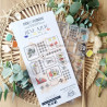 Tampon CLEAR DL MOSAIQUE D'ETE SUD118 - Chou and flowers 