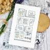 Tampon CLEAR DL MOSAIQUE D'ETE SUD118 - Chou and flowers 