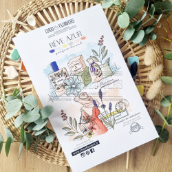 Tampon CLEAR A5 PARFUM DU SUD SUD120 - Chou and flowers 