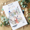 Tampon CLEAR A5 PARFUM DU SUD SUD120 - Chou and flowers 