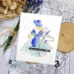 Tampon CLEAR A5 PARFUM DU SUD SUD120 - Chou and flowers 