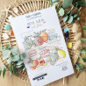 Tampon CLEAR A5 TUTTI FRUTTI SUD121 - Chou and flowers 