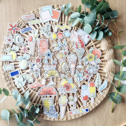 DIE-CUTS C'EST L'ETE SUD124 - Chou and flowers 