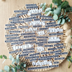 DIE-CUTS JOLIES PHRASES SUD SUD125 - Chou and flowers 