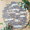 DIE-CUTS JOLIES PHRASES SUD SUD125 - Chou and flowers 