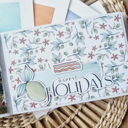 DIE-CUTS JOLIES PHRASES SUD SUD125 - Chou and flowers 