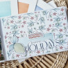 DIE-CUTS JOLIES PHRASES SUD SUD125 - Chou and flowers 