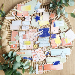 DIE-CUTS ETIQUETTE SUD SUD126 - Chou and flowers 