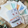 PAPETERIE CREATIVE REVE AZUR SUD131 - Chou and flowers 