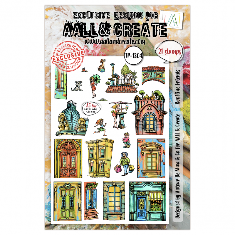 Tampon Clear - 1304 - Roofline Friends - AALL and Create 