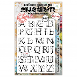 Tampon Clear - 1275 - Aged Manuscript - AALL and Create 