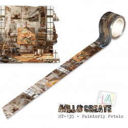MT-135 - Masking Tape -Painterly Petals (Layer-It-Up!) - AALL and Create 