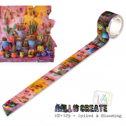 MT-129 - Masking Tape -Spiked & Blooming (Layer-It-Up!) - AALL and Create 