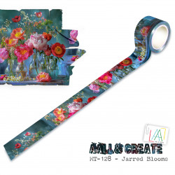 MT-128 - Masking Tape -Jarred Blooms (Layer-It-Up!) - AALL and Create 