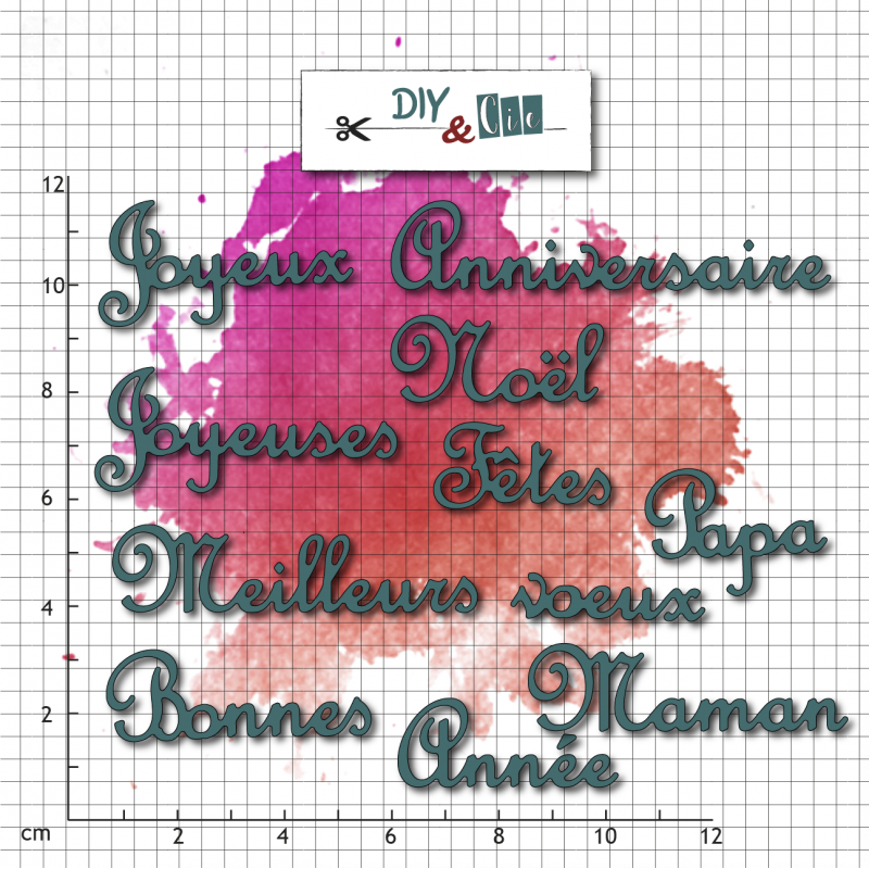 Set de dies : Carterie - DIY and Cie 