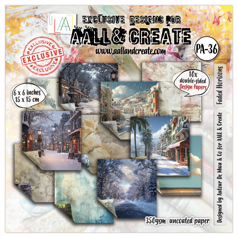 AALL and Create : Paper Pad 36 - Faded Horizons 