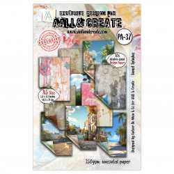AALL and Create : Paper Pad 37 - Sunset Splashes 