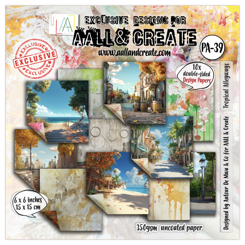 AALL and Create : Paper Pad 39 - Tropical Alleyways 