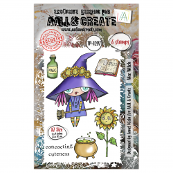 Tampon Clear - 1297 - Wee Witch - AALL and Create 
