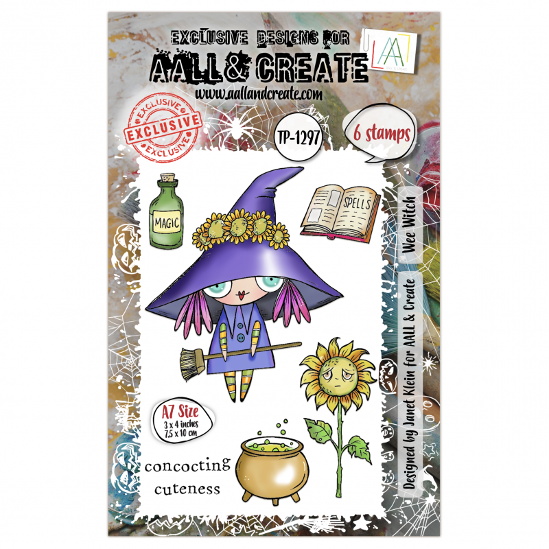 Tampon Clear - 1297 - Wee Witch - AALL and Create 