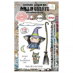 Tampon Clear - 1298 - Free Broom Rides - AALL and Create 