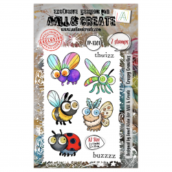 Tampon Clear - 1301 - Creepy Crawlies - AALL and Create 