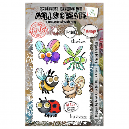 Tampon Clear - 1301 - Creepy Crawlies - AALL and Create 