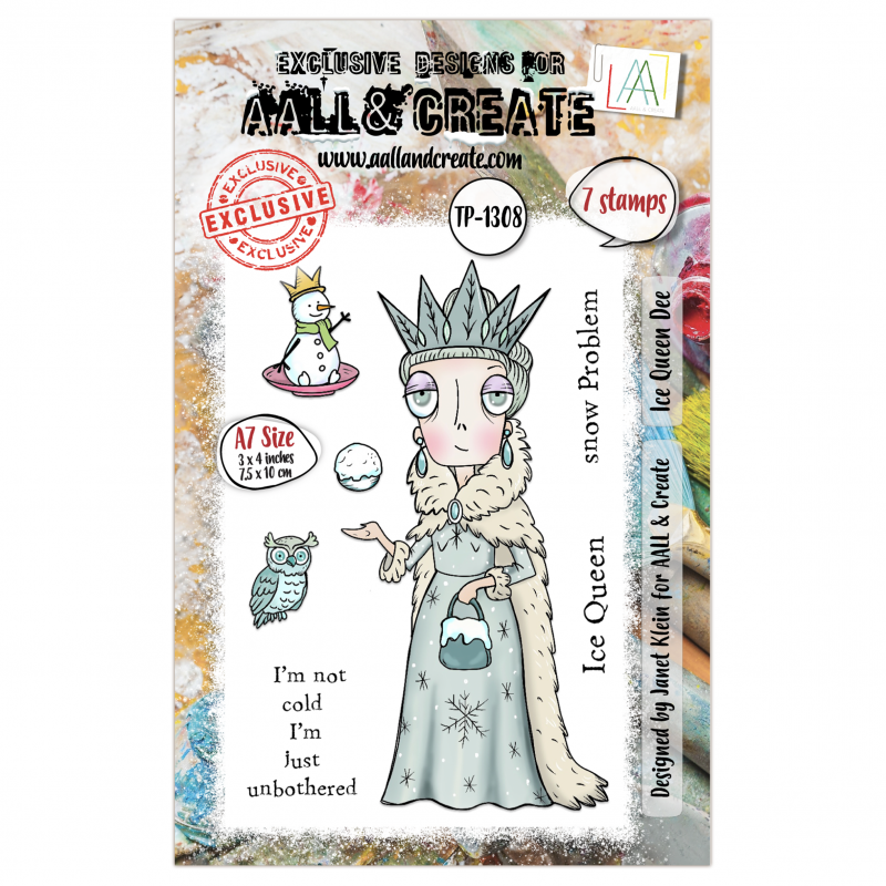 Tampon Clear - 1308 - Ice Queen Dee - AALL and Create 